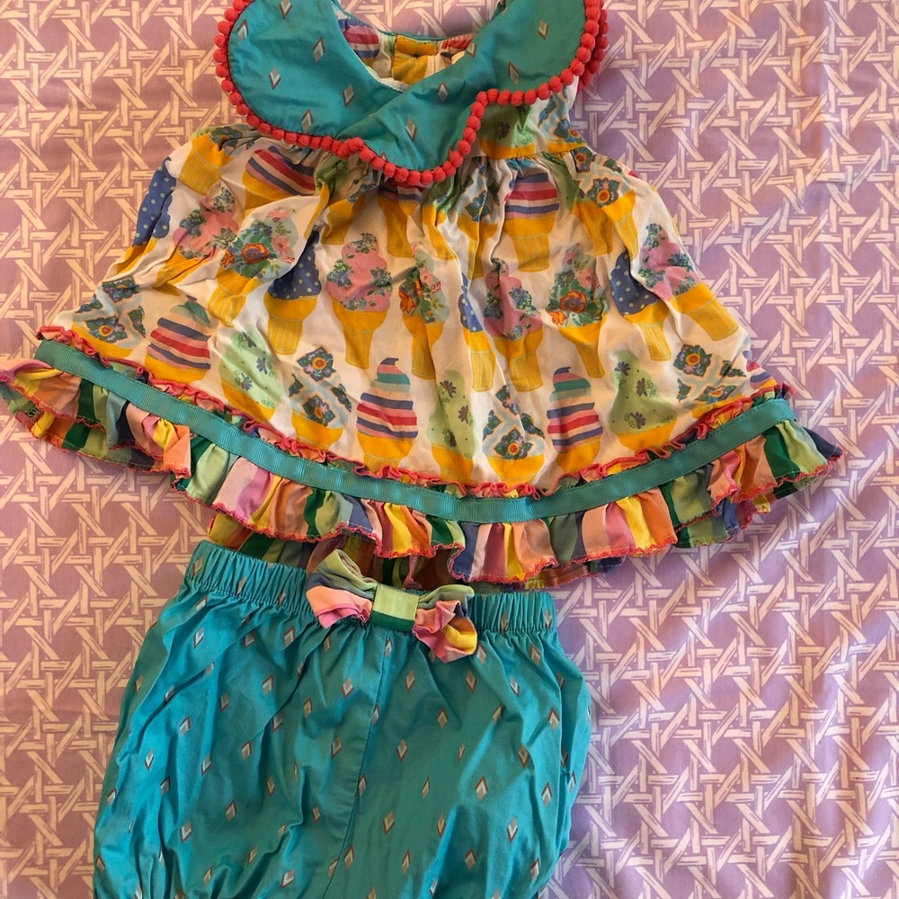 Matilda Jane baby girl set 6/12m